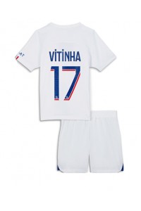 Paris Saint-Germain Vitinha Ferreira #17 Babyklær Tredje Fotballdrakt til barn 2022-23 Korte ermer (+ Korte bukser)